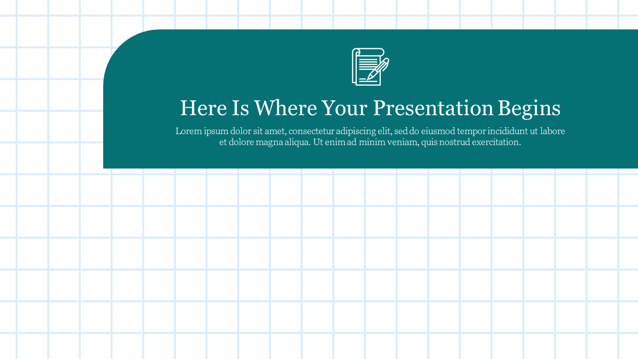 Best PowerPoint Notebook Paper Background Template